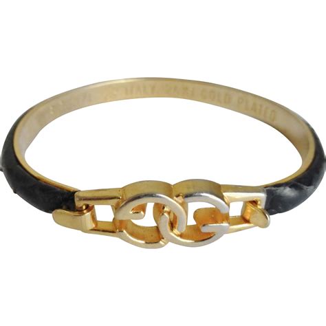 gucci bracelet black|gucci snake bracelet.